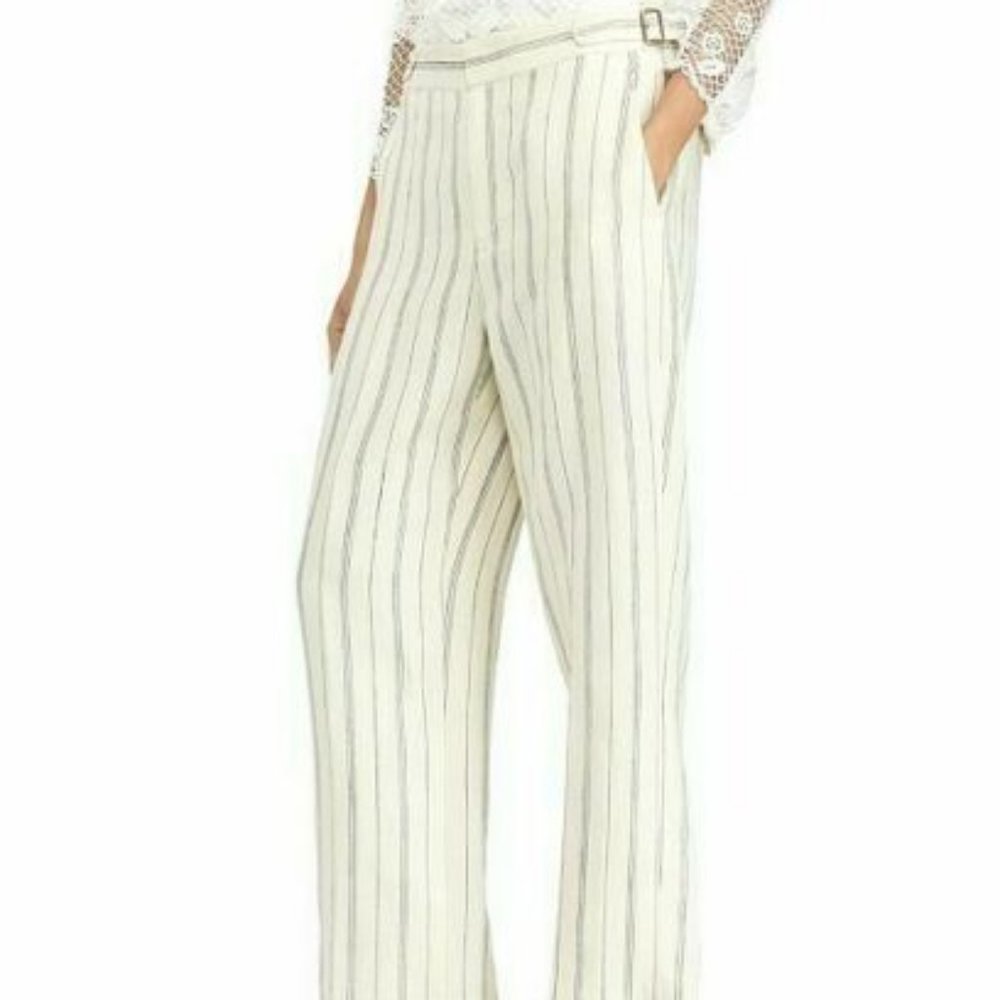 POLO RALPH LAUREN Striped Wide Leg Pants 🆕
